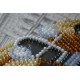 Mini Bead Embroidery Kit on Art Canvas "Aero-662"