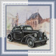Mini Bead Embroidery Kit on Art Canvas "Skoda Favorit"