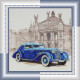 Mini Bead Embroidery Kit on Art Canvas "Delage"