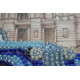 Mini Bead Embroidery Kit on Art Canvas "Delage"