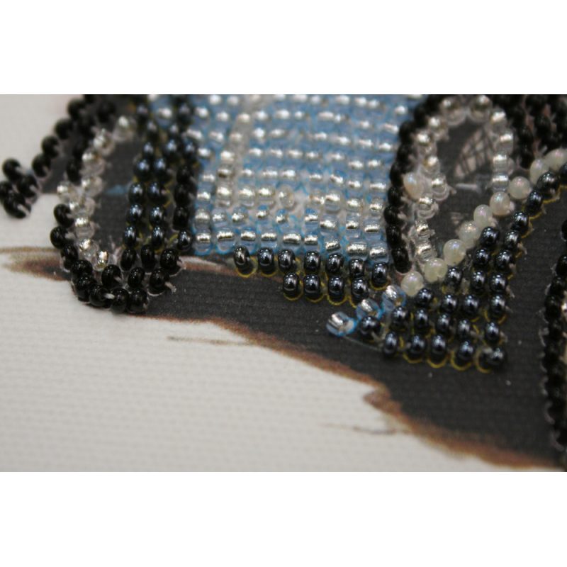 Mini Bead Embroidery Kit on Art Canvas "ADR Bergmeister"