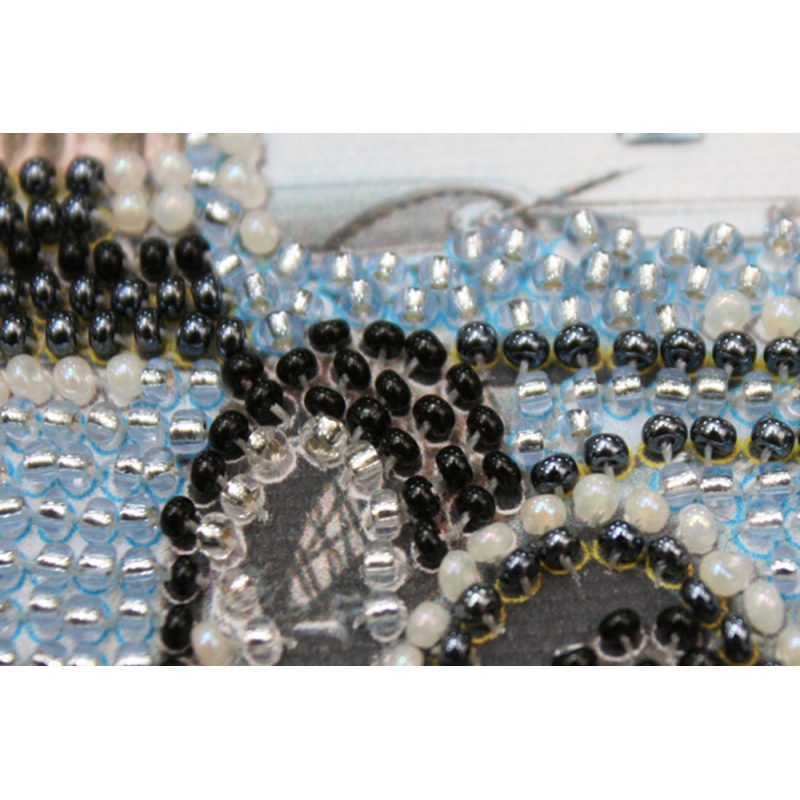 Mini Bead Embroidery Kit on Art Canvas "ADR Bergmeister"