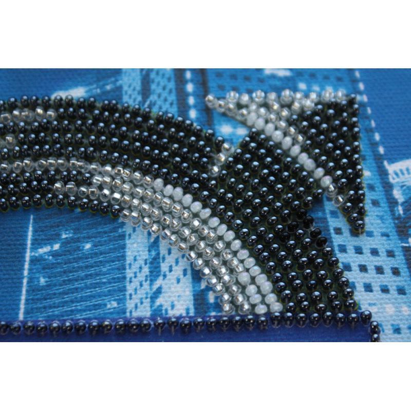 Mini Bead Embroidery Kit on Art Canvas "VOLVO"