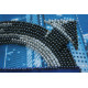 Mini Bead Embroidery Kit on Art Canvas "VOLVO"