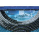 Mini Bead Embroidery Kit on Art Canvas "VOLVO"