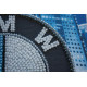 Mini Bead Embroidery Kit on Art Canvas "BMW (emblem)"