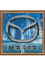 Набір-міні для вишивання бісером на художньому полотні "Mazda"