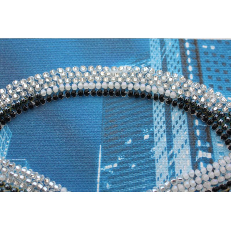 Mini Bead Embroidery Kit on Art Canvas "MAZDA"