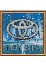 Mini Bead Embroidery Kit on Art Canvas "TOYOTA"