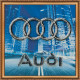 Mini Bead Embroidery Kit on Art Canvas "Audi"