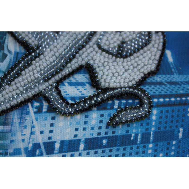 Mini Bead Embroidery Kit on Art Canvas "PEUGEOT"