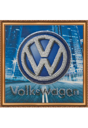 Mini Bead Embroidery Kit on Art Canvas "Volkswagen"