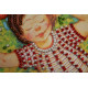 Mini Bead Embroidery Kit on Art Canvas "Spreadeagle"