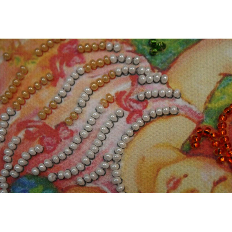 Mini Bead Embroidery Kit on Art Canvas "Spreadeagle"