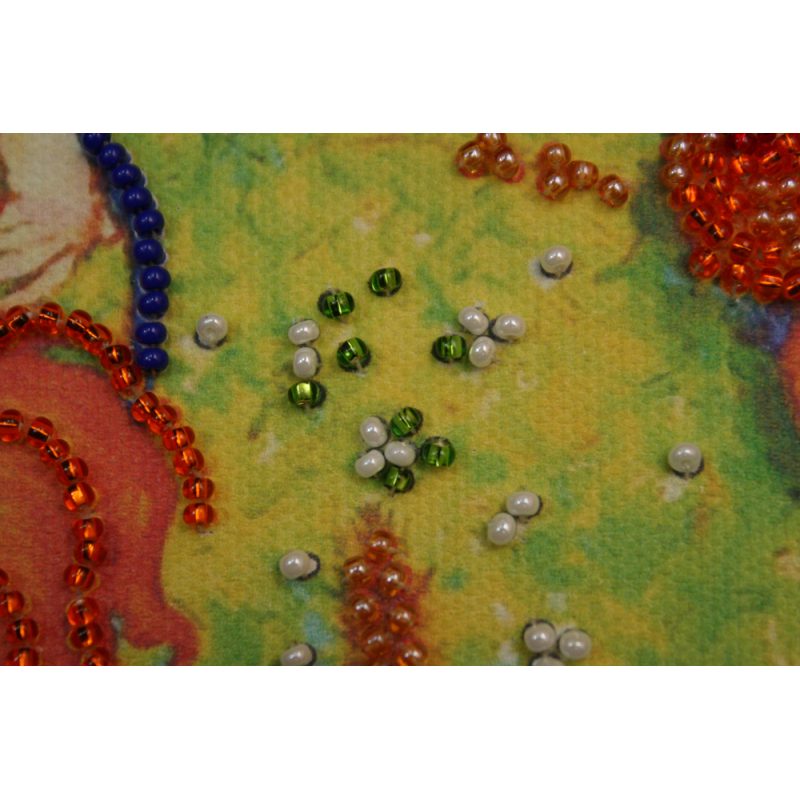 Mini Bead Embroidery Kit on Art Canvas "Spreadeagle"