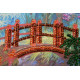 Mini Bead Embroidery Kit on Art Canvas "In a brushwood"