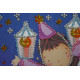 Mini Bead Embroidery Kit on Art Canvas "Star dance"