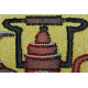 Mini Bead Embroidery Kit on Art Canvas "Kettle – 1"