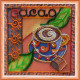 Mini Bead Embroidery Kit on Art Canvas "Cacao"