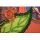 Mini Bead Embroidery Kit on Art Canvas "Cacao"