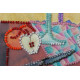 Mini Bead Embroidery Kit on Art Canvas "Kitchen – 3"