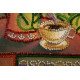 Mini Bead Embroidery Kit on Art Canvas "Expresso"