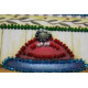 Mini Bead Embroidery Kit on Art Canvas "Tea-party"