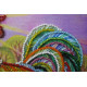 Mini Bead Embroidery Kit on Art Canvas "Cockerel"
