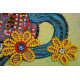 Mini Bead Embroidery Kit on Art Canvas "Snoozing"
