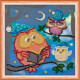 Mini Bead Embroidery Kit on Art Canvas "Little whyer"