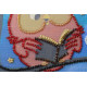 Mini Bead Embroidery Kit on Art Canvas "Little whyer"