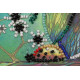 Mini Bead Embroidery Kit on Art Canvas "Muse"