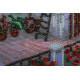 Mini Bead Embroidery Kit on Art Canvas "The pink Moon"