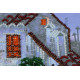Mini Bead Embroidery Kit on Art Canvas "The pink Moon"