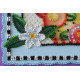 Mini Bead Embroidery Kit on Art Canvas "Teatime"
