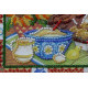 Mini Bead Embroidery Kit on Art Canvas "Hospitality"