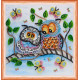 Набір-міні для вишивання бісером на художньому полотні "Лісовий дует"