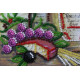 Mini Bead Embroidery Kit on Art Canvas "Spices"