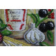 Mini Bead Embroidery Kit on Art Canvas "Spices"