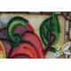 Mini Bead Embroidery Kit on Art Canvas "Sweet Peppers"