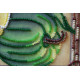Mini Bead Embroidery Kit on Art Canvas "Sweet Peppers"
