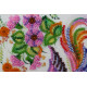 Mini Bead Embroidery Kit on Art Canvas "Petricovs painting"