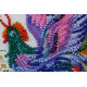 Mini Bead Embroidery Kit on Art Canvas "Petricovs painting"