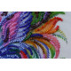 Mini Bead Embroidery Kit on Art Canvas "Petricovs painting"