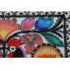 Mini Bead Embroidery Kit on Art Canvas "Two cockerels"