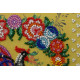 Mini Bead Embroidery Kit on Art Canvas "Gorodets painting"