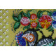 Mini Bead Embroidery Kit on Art Canvas "Gorodets painting"