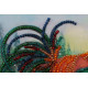 Mini Bead Embroidery Kit on Art Canvas "Happy Christmas"