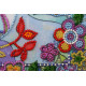 Mini Bead Embroidery Kit on Art Canvas "Spring for birds"