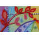 Mini Bead Embroidery Kit on Art Canvas "Summer rain"